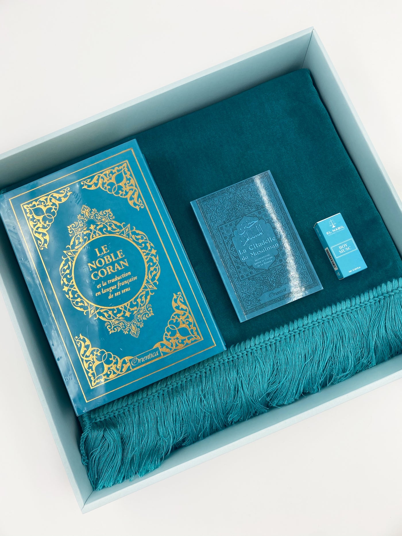 Himmelblaue Ramadan-Box