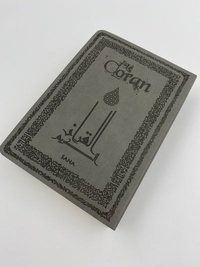 Der Edle Koran und die französische Übersetzung seiner Bedeutungen, graues Hardcover