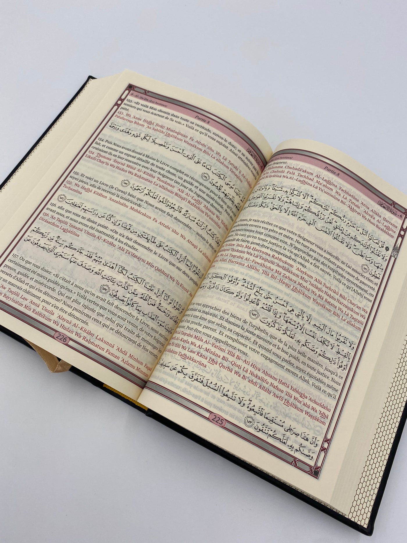 Der Heilige Koran – Phonetik und Bedeutungsübersetzung in schwarzes Französisch