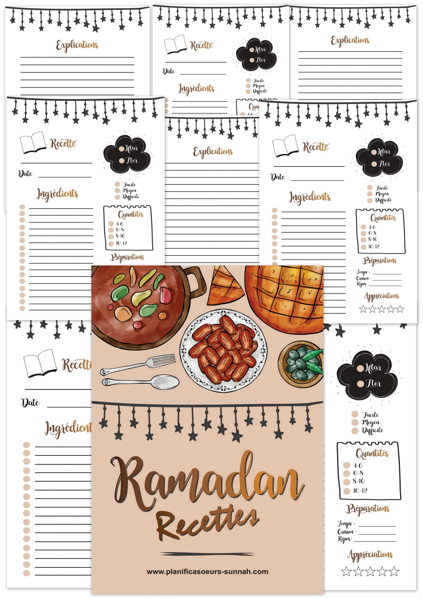 Ramadan Planner - Recettes